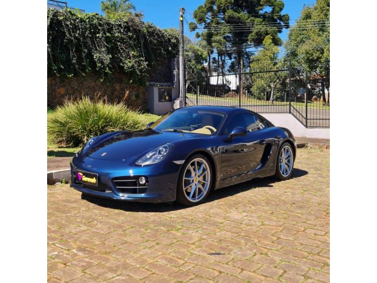 PORSCHE - CAYMAN S - 2013/2014 - Azul - R$ 379.990,00