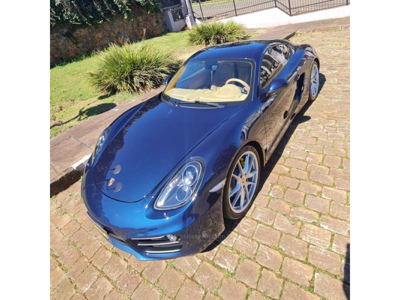PORSCHE - CAYMAN S - 2013/2014 - Azul - R$ 379.990,00